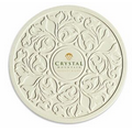 Victorian Lace CoasterStone Absorbent Stone Coaster - Single (4 1/4")